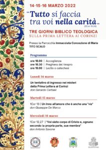 calendario tre giorni biblico